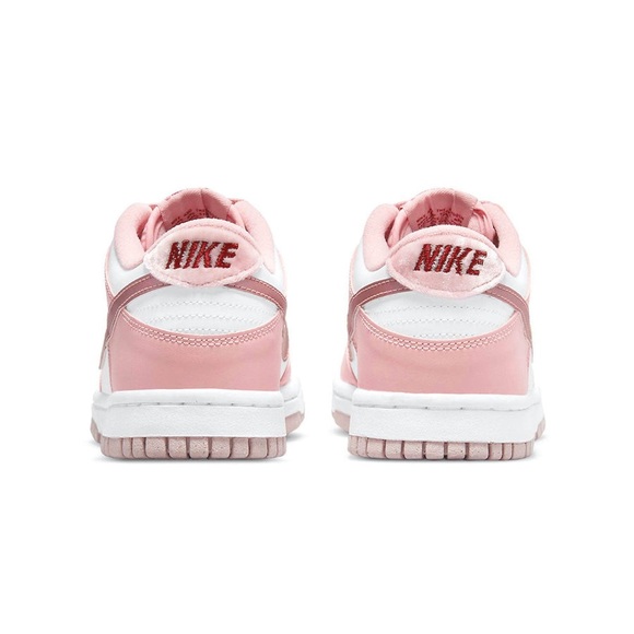NEW Nike Dunk Low Pink Velvet Size 7Y /8.5 Women Pink Glaze - Picture 15 of 16